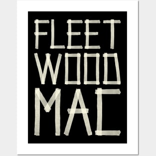 Fleetwood Mac Paper Tape Posters and Art